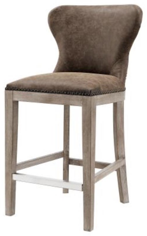 Happy Chair Dorsey 3900020 NCL Dorsey PU Counter Stool Drift Wood